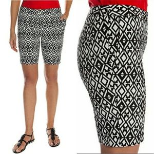 ⭐3/30 Mario Serrani Geometric Bermuda Shorts 6